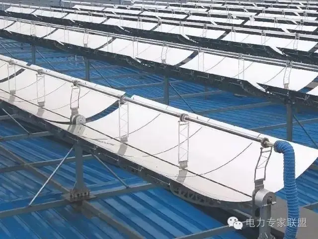 Collector Tube Dual Shaft System Solar Concentrated Industrial Thermoelectric Energy Station