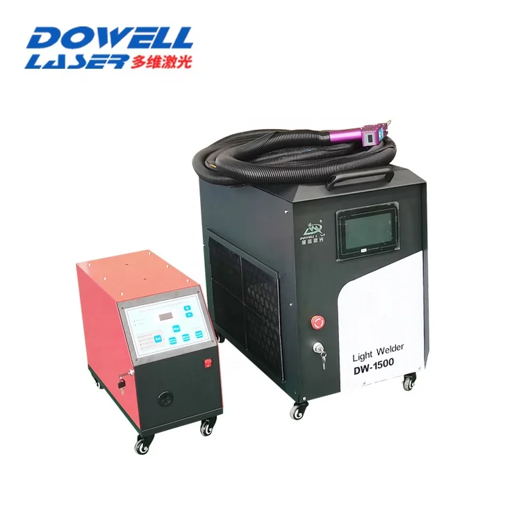 DOWELL 1000w 1500w 2000w Lightweld Portable Fiber Handheld Mini Laser Welding Machine