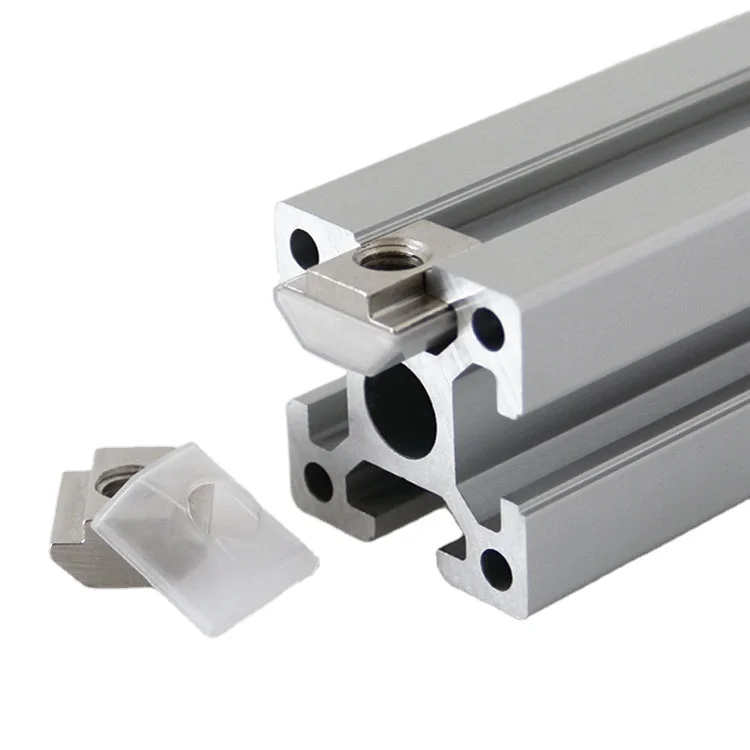 Nuts and bolts for aluminum profiles