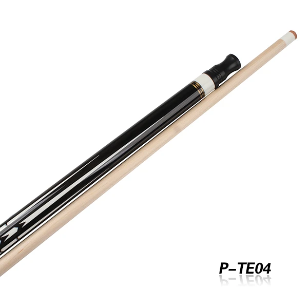 Ebony and hard maple Peri cue P-TE04 pool cue billiards stick inlay abalone shell