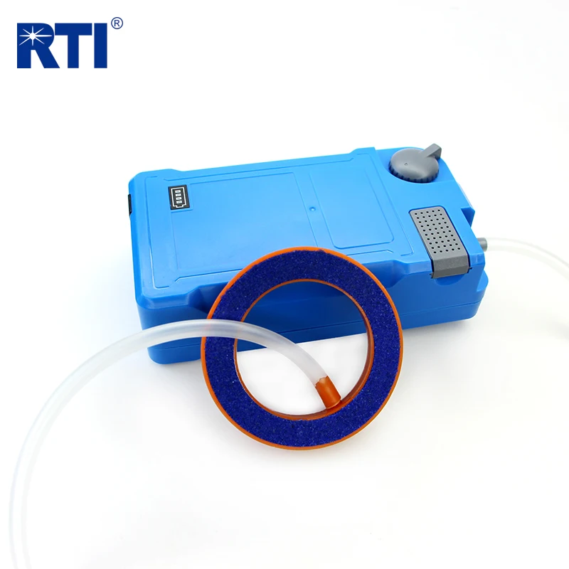 RTI Outdoor Marine Fishing Oxygenated Live Bait Aquarium Portable Battery Air Pump Fishing Aerator