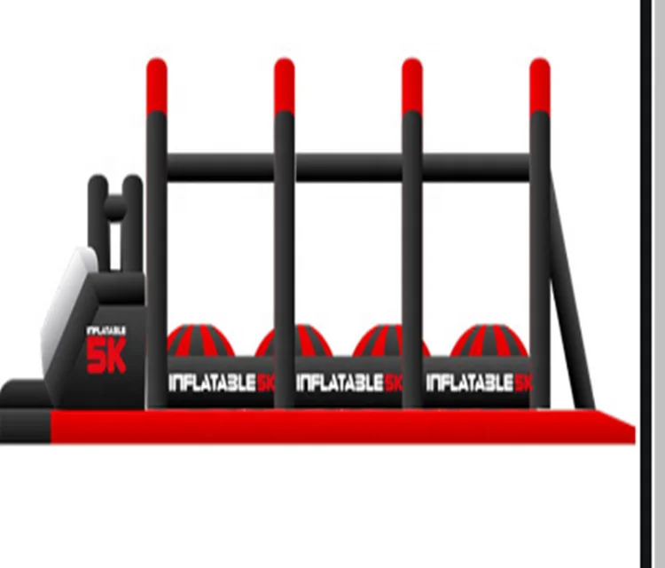 china outdoor extreme game inflatable 5k obstacle course for kid sale