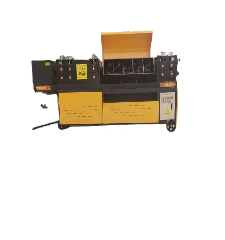 Hot sale Automatic Rust steel tube straightening machine/steel pipe straightening surface-derusting and painting machine