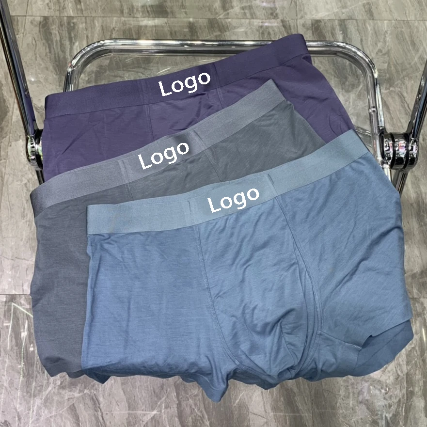Stylish Men Boxers Comfortable Business Mans Underwears with Bee Printing Branded Designer Custom Underwear Men