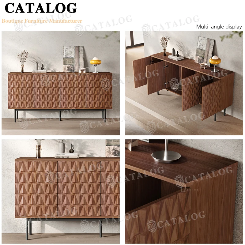Home Furniture Wooden Storage Shelves Cabinet Kitchen Wood Cabinets Console Sideboard