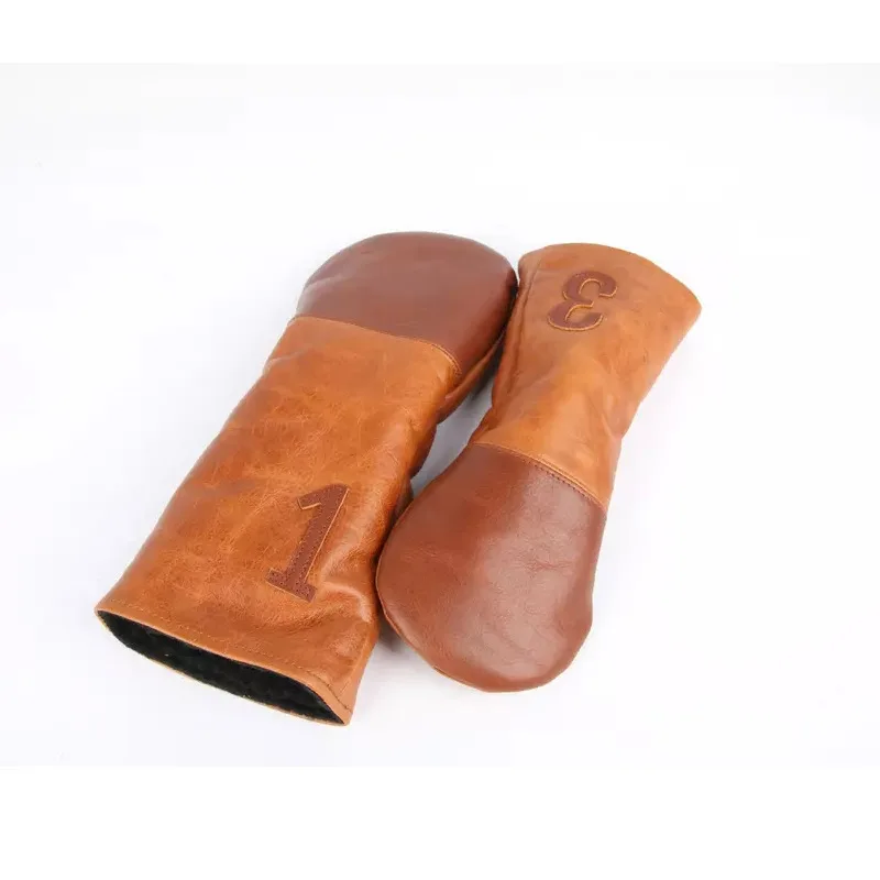 Source factory customized PU golf club cover OEM wooden club set head ball head cap cover protective cover
