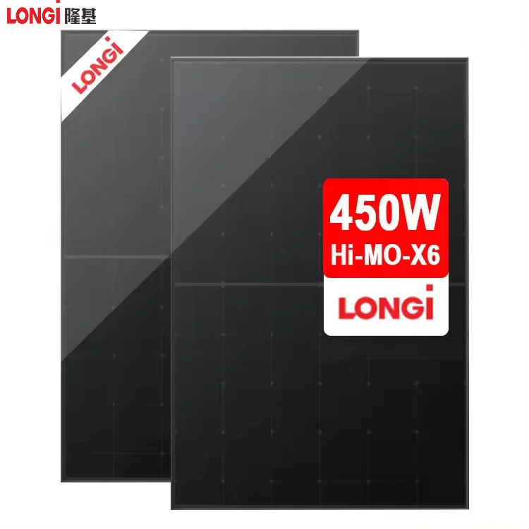 Tier 1 brand Longi MO6 LR5-54HTB-440M ,430W,435W,440W,445W,450W full black/All black HPBC Mono panels