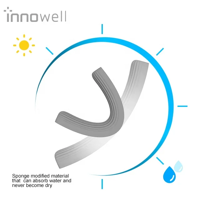  Innowell инновационный дизайн четырехсторонних сдавливаемых губок из искусственной кожи для дома инструменты очистки