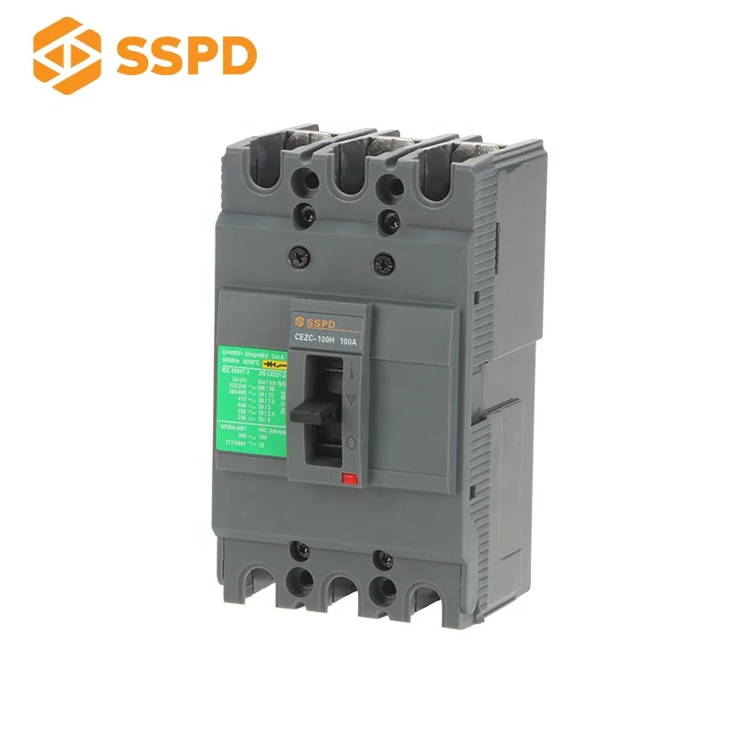 Автоматический выключатель Easypact EZC 100 MCCB 3P в литом корпусе с 15A 16A 20A 25A 30A 32A 40A 45A 50A 60A 63A 75A 80A