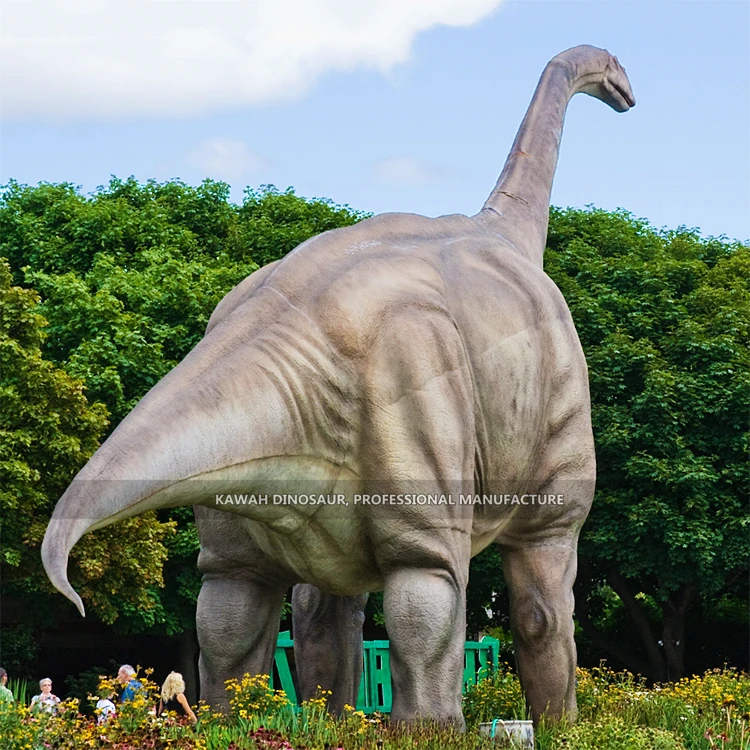 
Jurassic Park Giant Dinosaurs Ruyangosaurus Animatronic Model for Amusement Park Equipments 