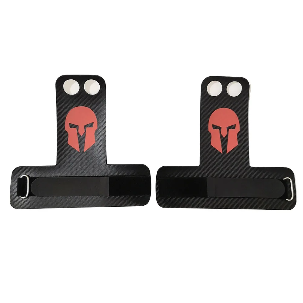 Durable 2 Hole  Carbon Fiber Barbell Gymnastic Hand Grips