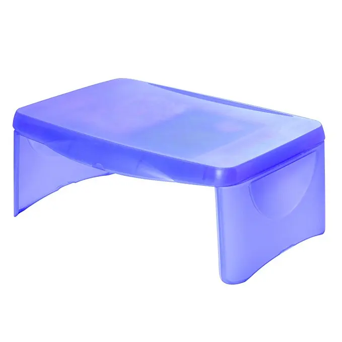 
Plastic kids folding adjustable children computer study surf portable lap table desks with storage 