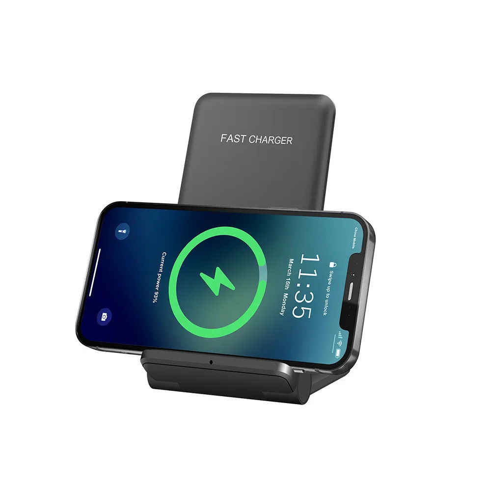 Free Sample Type-C Waterproof Smart Watch Phone Silica Gel 2In1 Fold Magnetic Wireless Chargers For Wireless Charger Iphone