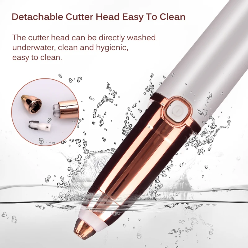 Electric Eyebrow Trimmer Makeup Painless Eye Brow Epilator Mini Shaver Razors Portable Facial Hair Remover Women depilator new