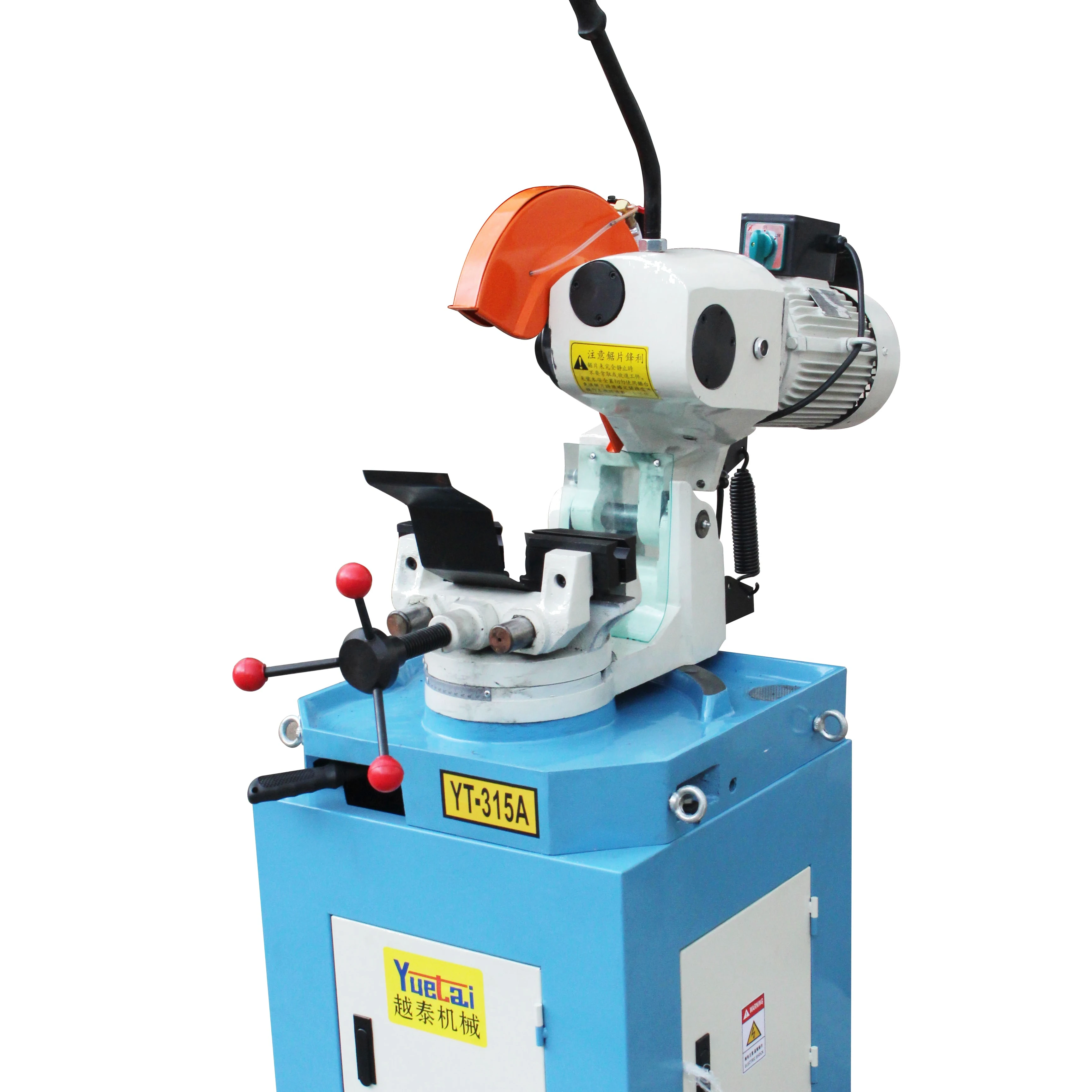 MC YT 315A manual  semi automatic metal  pipe cutting machine for steel pipe and round pipe
