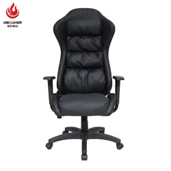 New design comfortable PVC leather computer racing gaming chair gamer 160 degree adjustable with fixed armrest