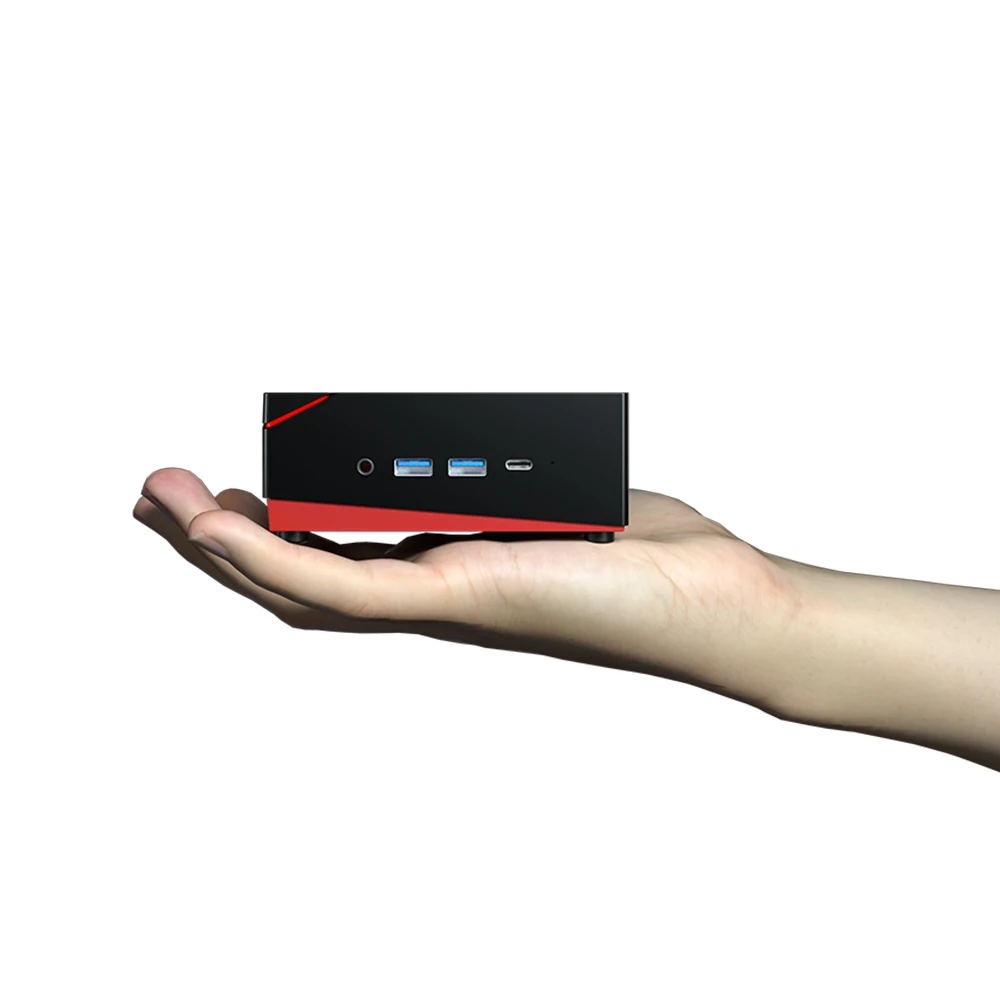 Eglobal newest Mini PCs AMD 4500U Hexa Cores 4*USB HD Type-C Ports Portable office Mini Computer Win 10/Linux Mini Gaming PC