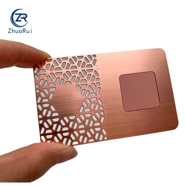 4K Gold Nfc Metal Visitenkarte card benutzer definierte NFC Metal karten Business Kreditkarte mit QR-Code