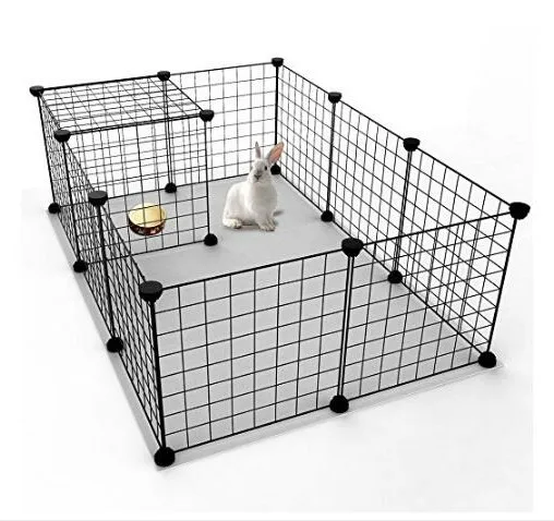 Sturdy Lightweight Flexibility Portable Animal Fence Pet Playpen Fence For Dogs Aviary Door Security Gate Supplies For Rabbit