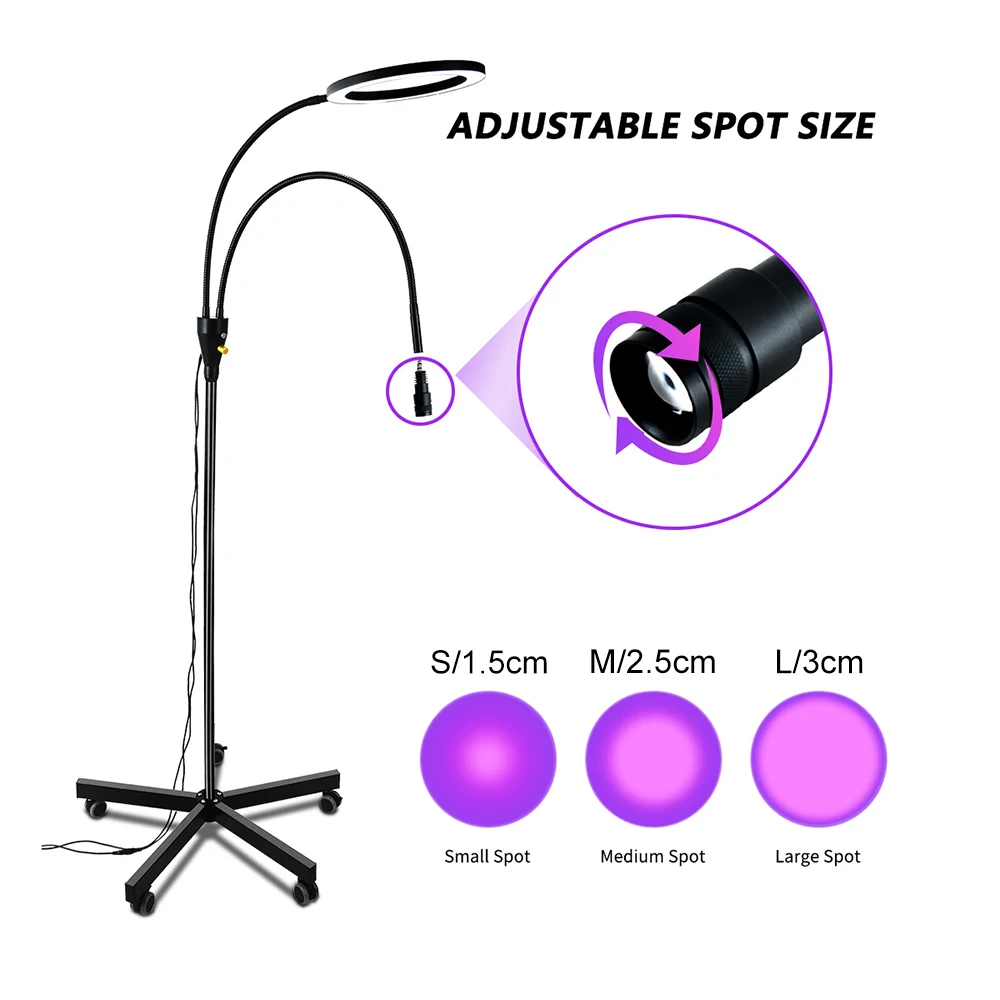 New Product 5W 10W UV Curing Lamp Kits For Lash Extensions Custom Logo Black White UV Lash Glue Lamp Light