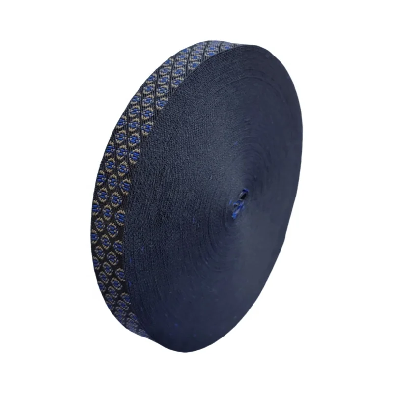 Customizable Dot Design 100%PET Jacquard  or Style Webbing Strap Woven Tape Ribbon
