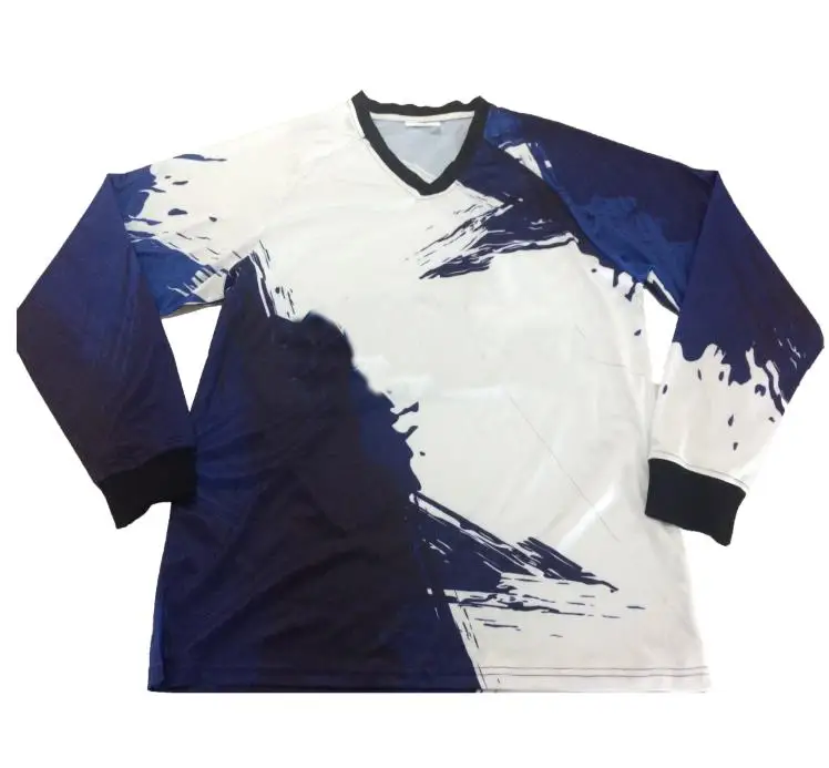 Full color sublimated prints moisture wicking poly mesh RACING BMX Race Jersey