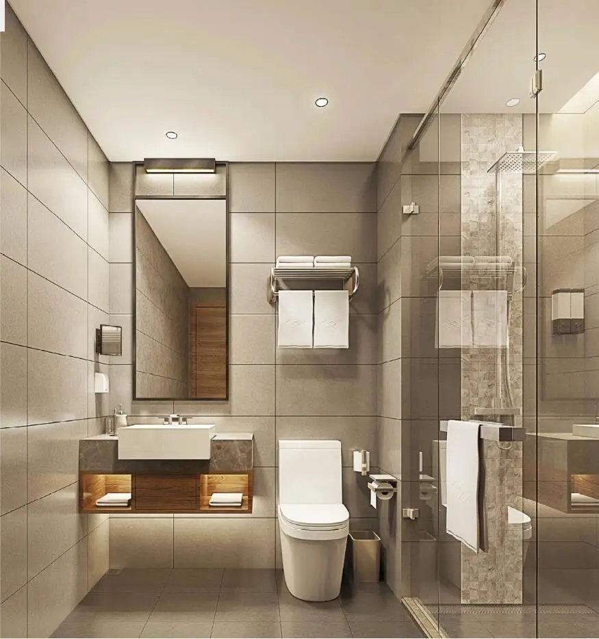 
SALLY All In One Prefabricated Bathroom House Prefab Modular Bathroom Pods Container House All Type Receipt Shower Cabin 