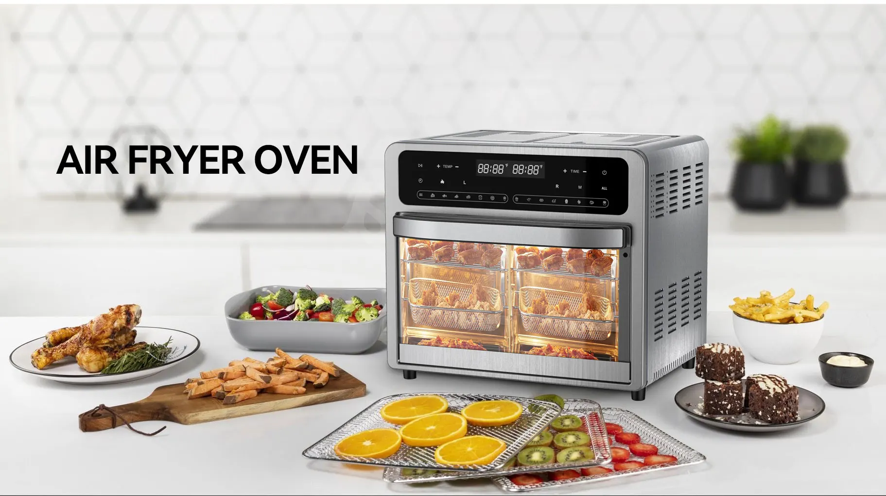 All In 1 Electric Air Fryer Oven Wholesale Factory Price Low Fat Healthy
