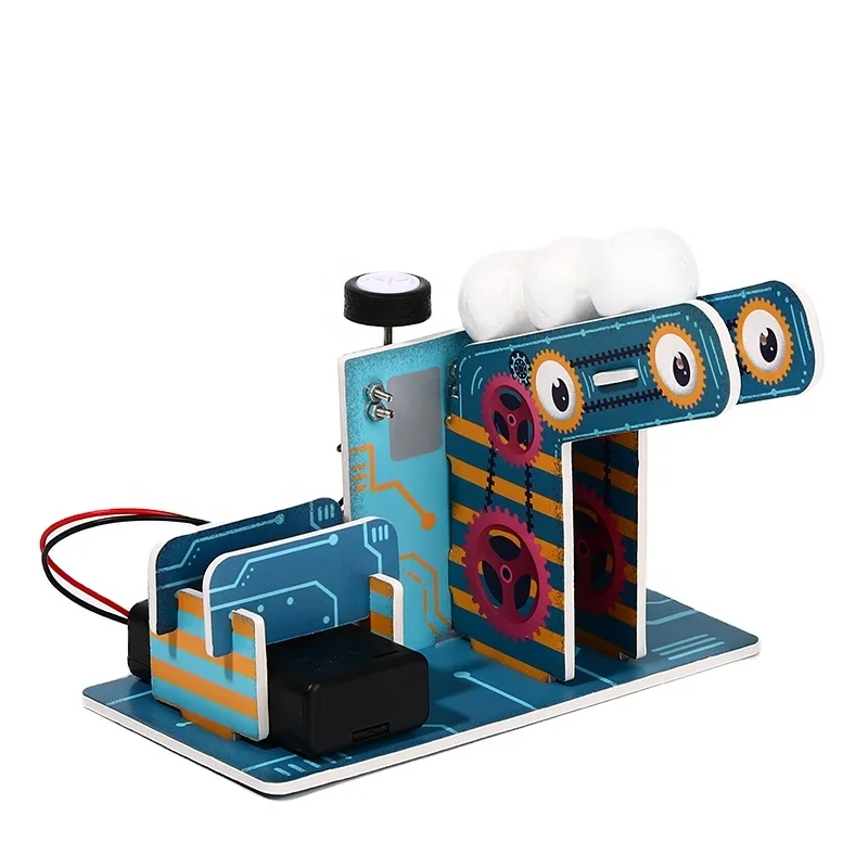 Steam Robot Kit Science Experiment Project Toys for Automatic Pitching Machine Fun Handmade Set Gift Toys