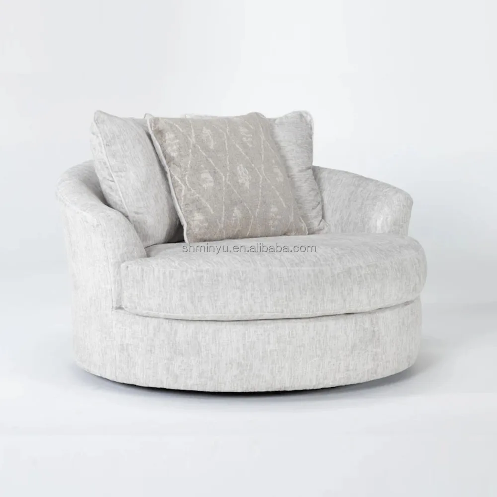 New design modern wooden home lounge living room furniture sofas sets villa sofa curved swivel cuddler chair