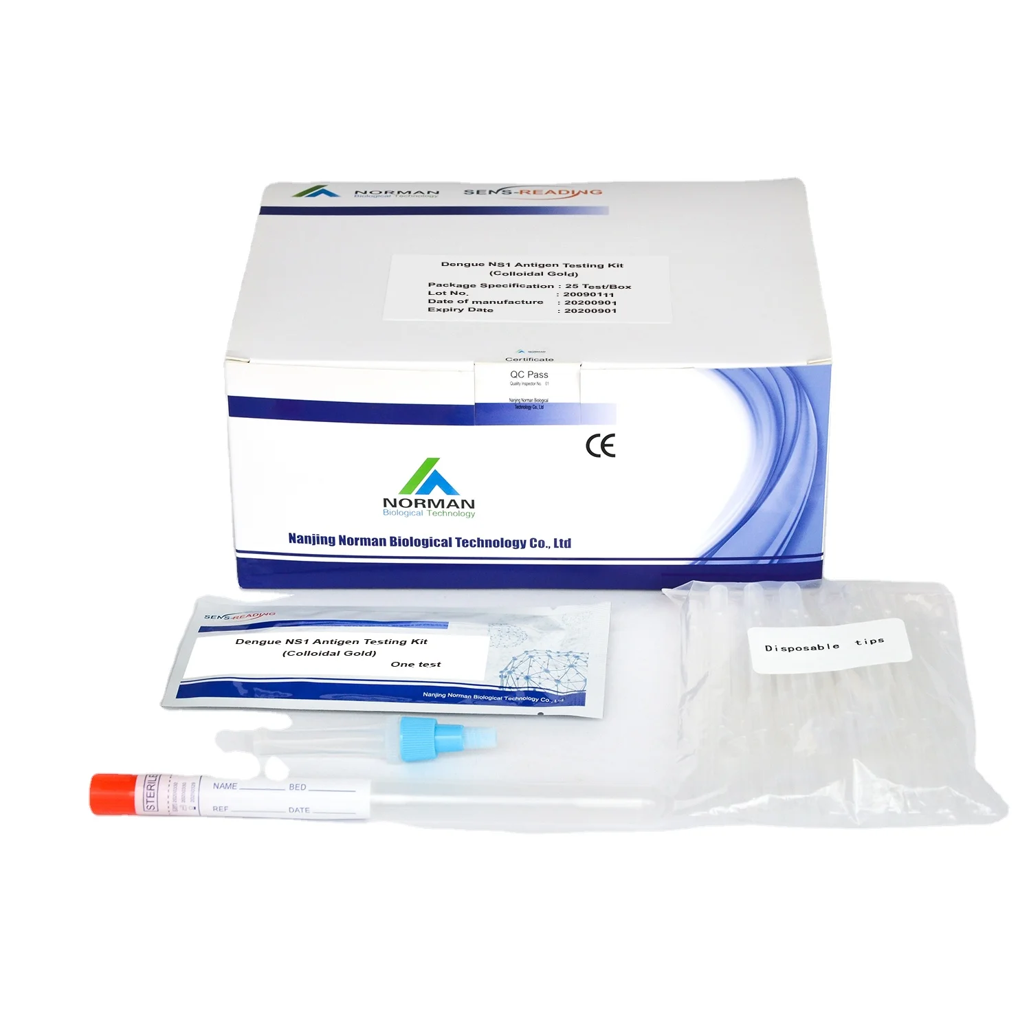 Top quality medical diagnostic dengue ns1 test cassette dengue antigen antibody rapid test kit