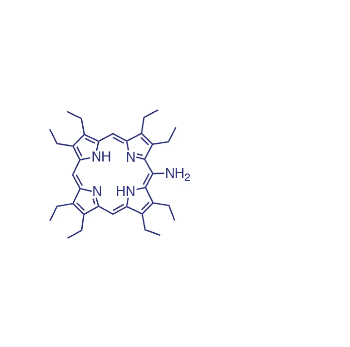 (Octaethyl) порфирина cas-3134-1-8 5-(4-aminophenyl)-2,3,7,8,12,18-
