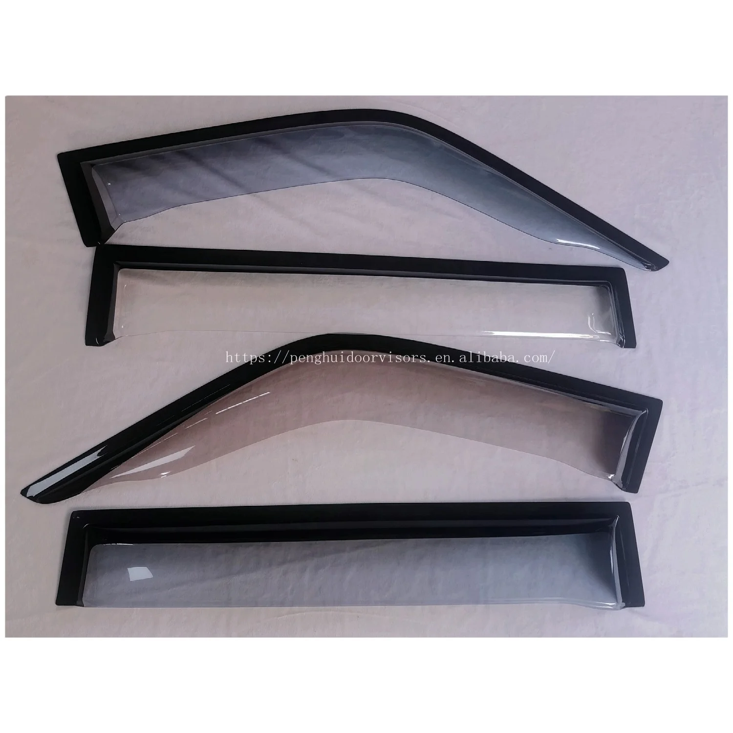 Auto Wider Rain Guards Smoke SUV Rodeo Bighorn Car Sun Window Wind Visors For Isuzu Trooper