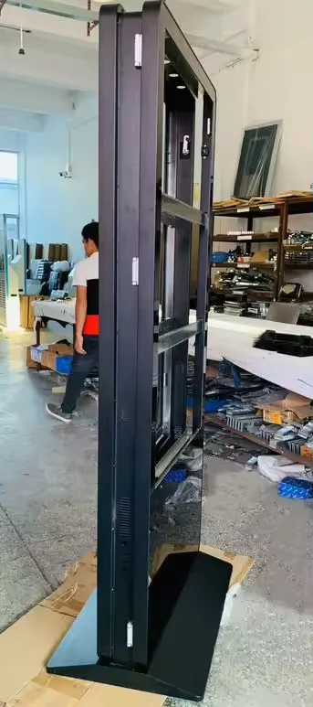 ЖК-экран двухсторонний рекламный дисплей двойной экран сенсорный плеер киоск