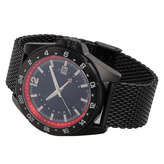 2022 new design sport army dive design OEM ODM man sapphire wrist watch High Quality stainless steel mesh band men quartz watch