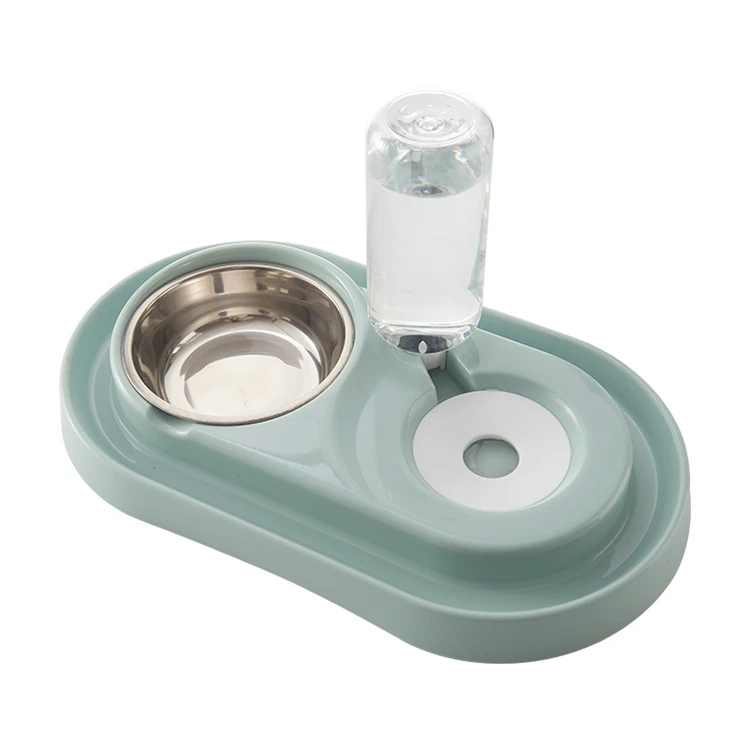 Factory main product pink pet bowl cheap pet waterers pet food storage waterers