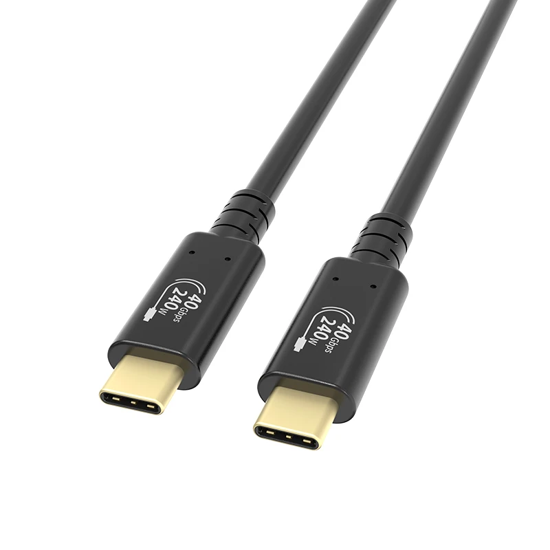 JCE usb4 gen3 240w 5a 40gbps ERP gold-plated charging cable type-c data cable usb4