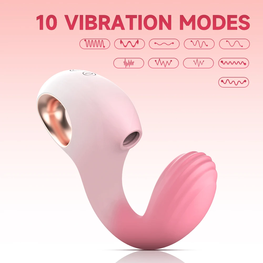 Young Will New Dot Suction Flex Vibrator Dildo Female Sex Toys Clitoral G-spot Vibrator 10 Modes  Mini