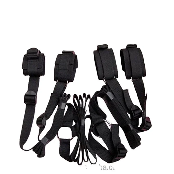 Fetish bondage SM Bed Restrain Couple Sex Toys Erotic Product Wrists & Ankle Cuffs Bed Love Kit