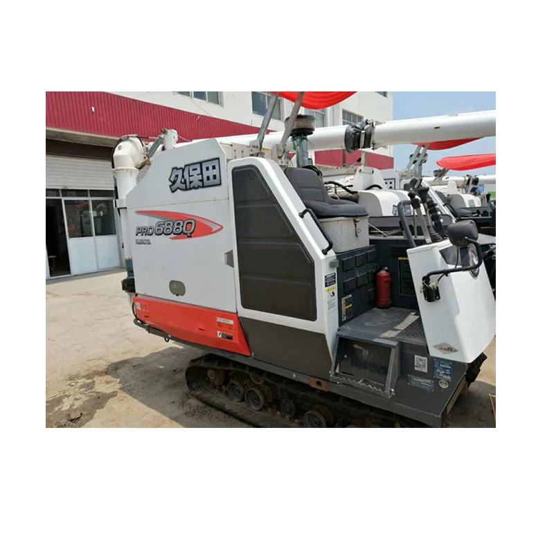 
Factory Wholesale Agricultural Uses of Rice Reaping Combine Harvester Machinery 