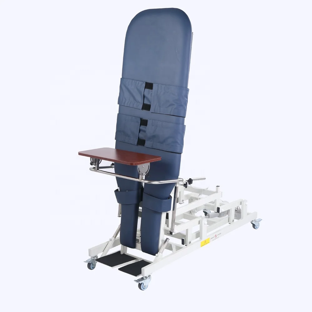 Electric Medical Physio Tilt Table Treatment and Examination Couches Clinical  Rehabilitation Vertical Bed Tilt Standing Table