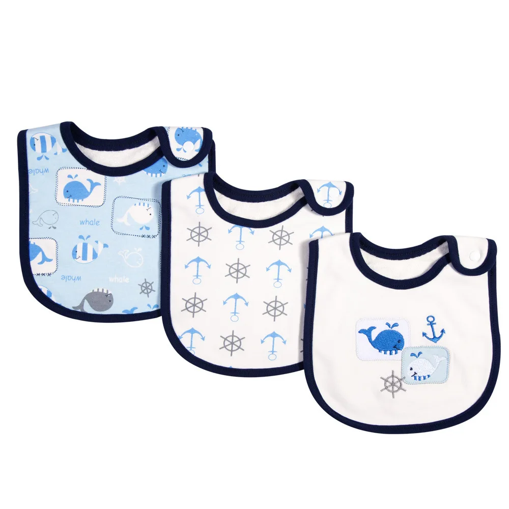Manufacturer baby bib  100%cotton  baby spit milk bib newborn bib not wet clothes saliva towel