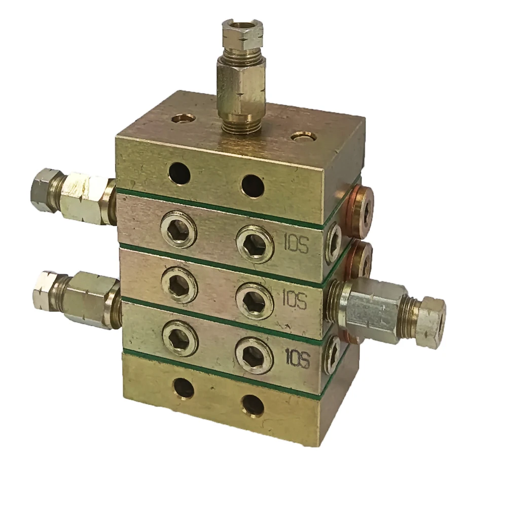 1000 Series G 3-10 sections for grease lubrication system  grease distributor block