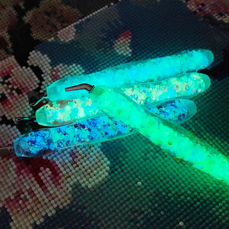 Luminous Point Drill Pen 5D Diamond Painting Pen Resin Diamond Painting Luminous Pen Cross Stitch Embroidery Nail Art Tool