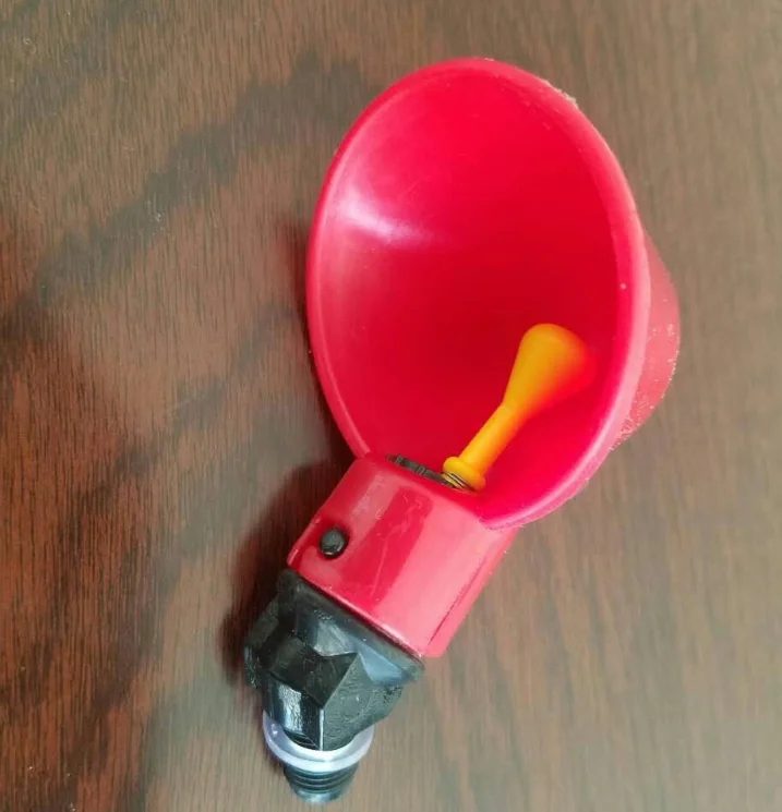 
Automatic birds drinker chicken pigeon drinking bowl water drinker with cup 