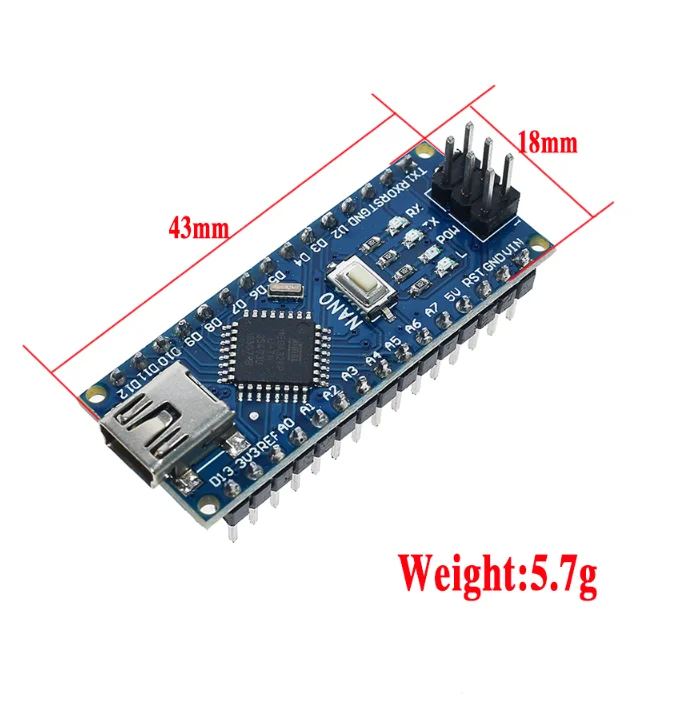  Оригинальный Atmega328 Nano V3.0 Ch340g 3 0 с мини-Usb и кабелем для Ardu