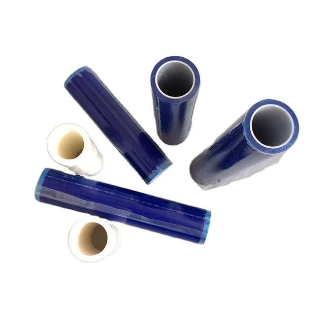 JEJOR Removing Dust Industrial Cleaning Cleanroom 6inch Peelable Disposable Blue PE Sticky Lint Roller
