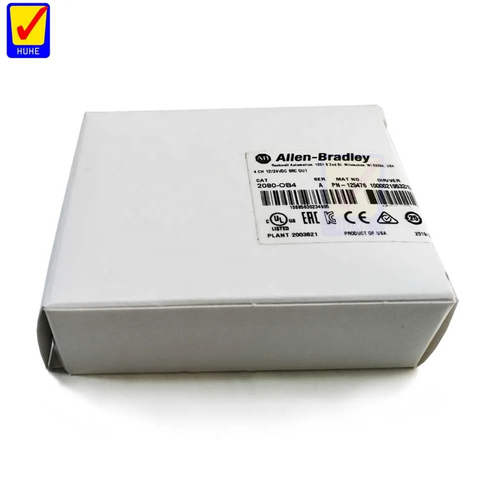 100% Новый & уплотнение 2080-OB4 Allen Bradley Micro800 4 точечный источник света выход на складе