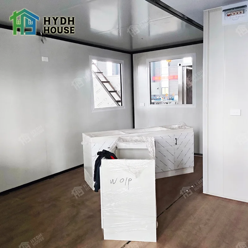 Easy Install Modular Prefab House Hurricane-Proof Expandable Design for Families Use Kiosk Bathroom Warehouse Apartment