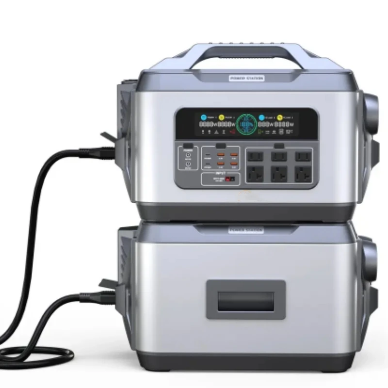 Outdoor Portable Power Bank 110v 220v 3000W High Capacity Camping Solar Mobile Bank Portable Power Station Generator